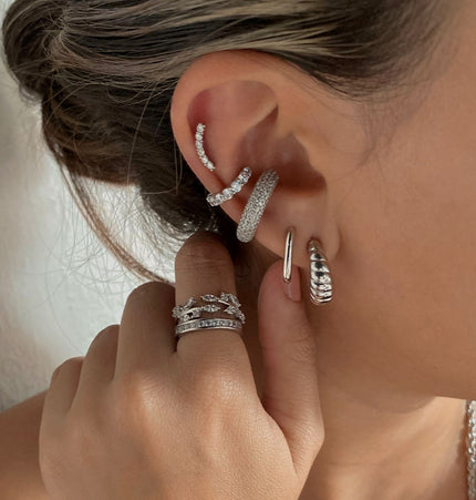 Piercing Elena Silver
