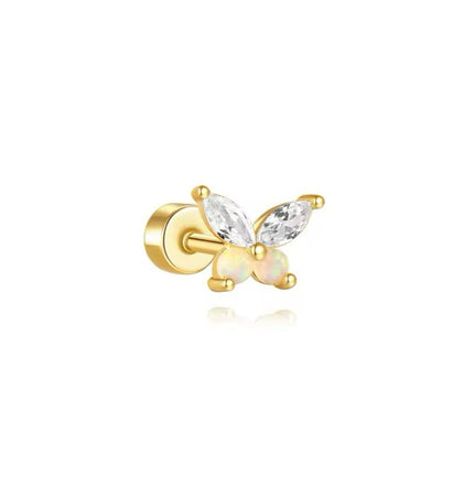 Piercing de Mariposa ópalo