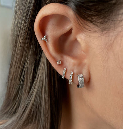 Piercing Trio Claro - Silver