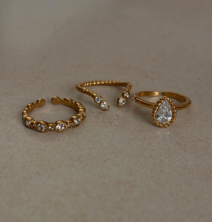 Set de Anillos apilables Dione