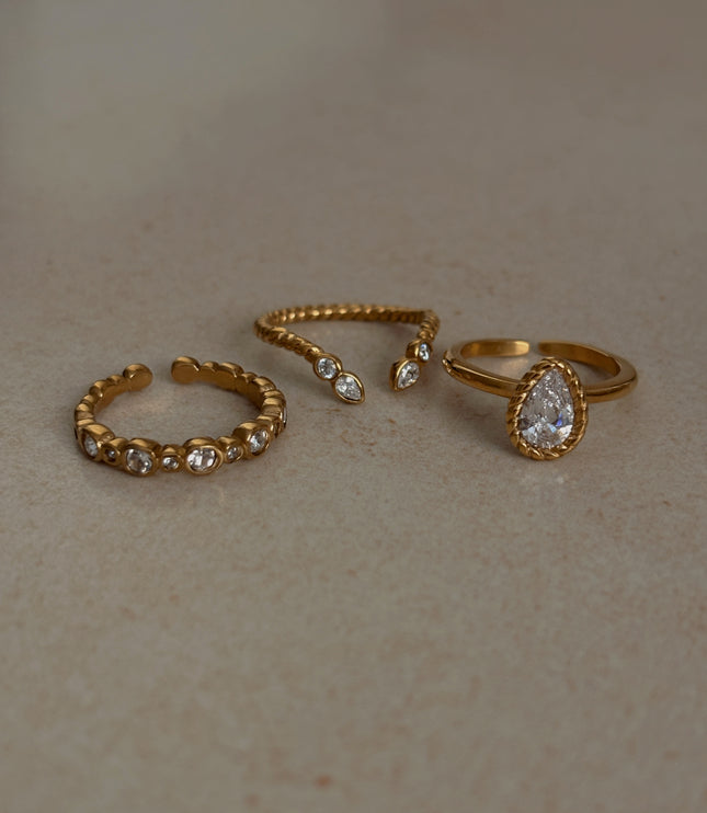 Set de Anillos apilables Dione