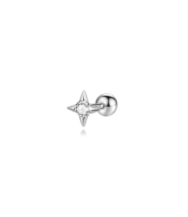 Star Piercing - Silver