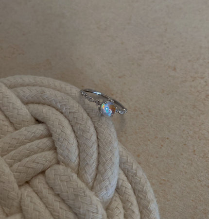 Anillo Promesa Piedra Lunar
