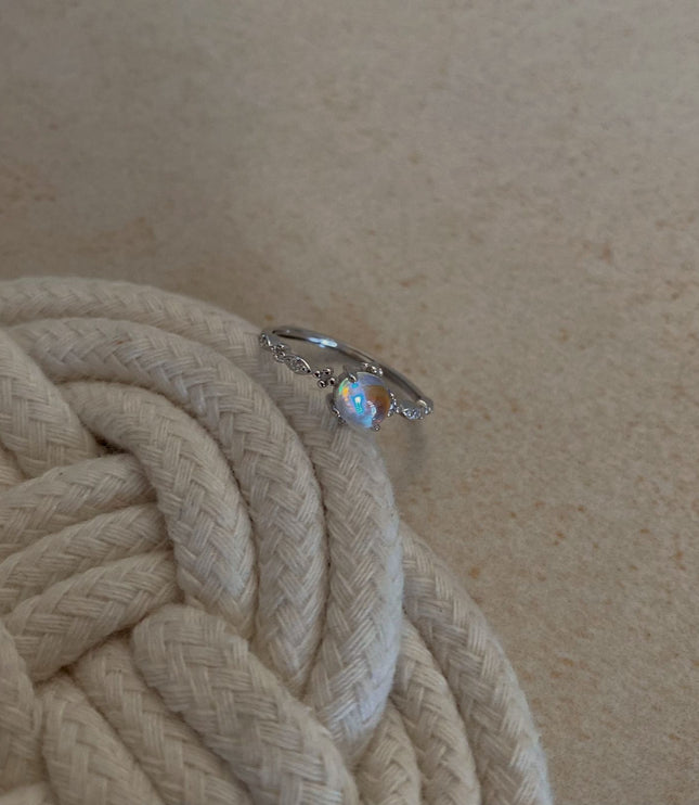 Anillo Promesa Piedra Lunar