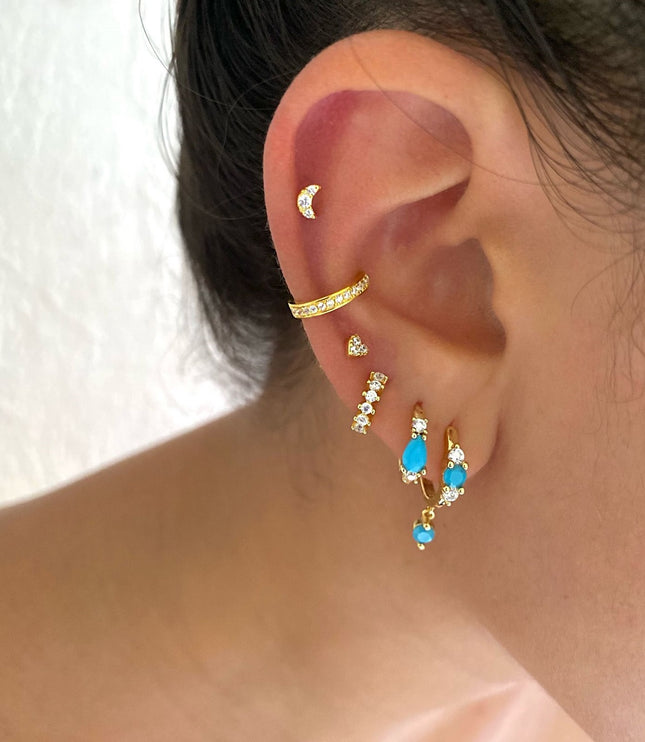 Piercing de corazón mini - Gold