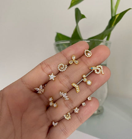 Piercing de estrellas Gold - 03