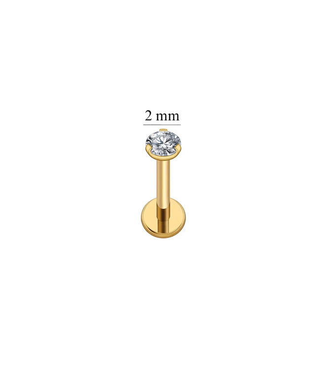 Dot piercing 2 mm