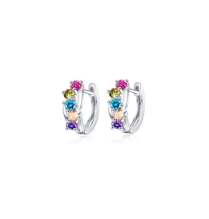 Aurora Hoops - Silver