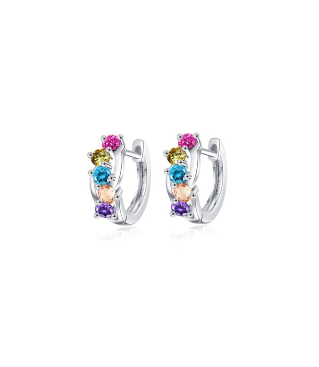 Aurora Hoops - Silver