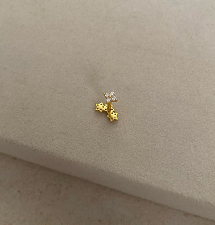 Reversible Lucía Piercing - Gold