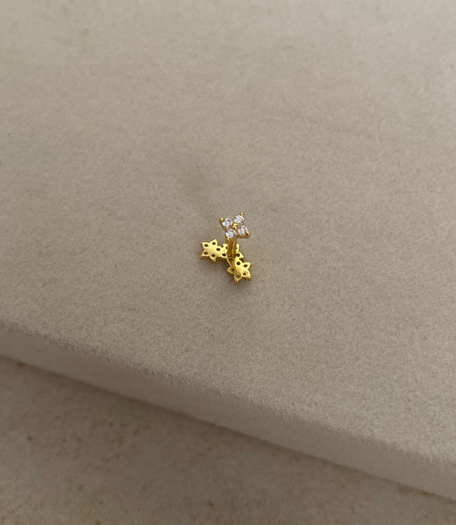 Reversible Lucía Piercing - Gold