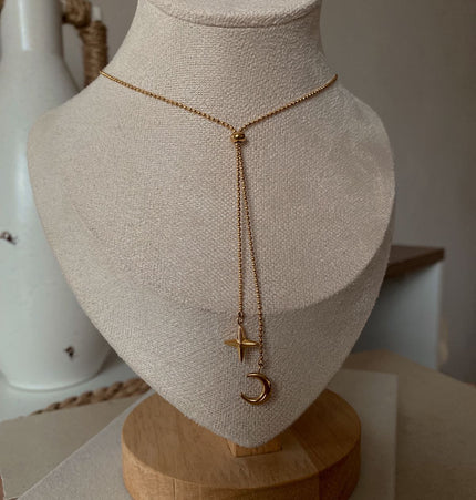 Star Moon Necklace