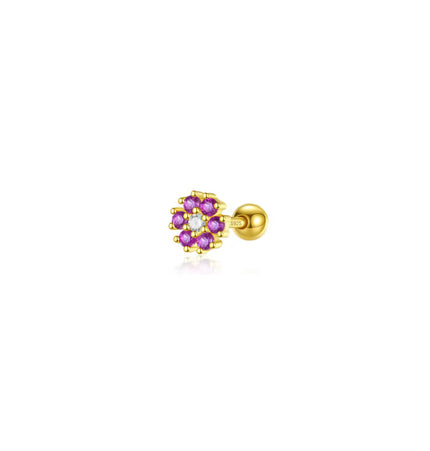 Piercing de flor Gold - 03