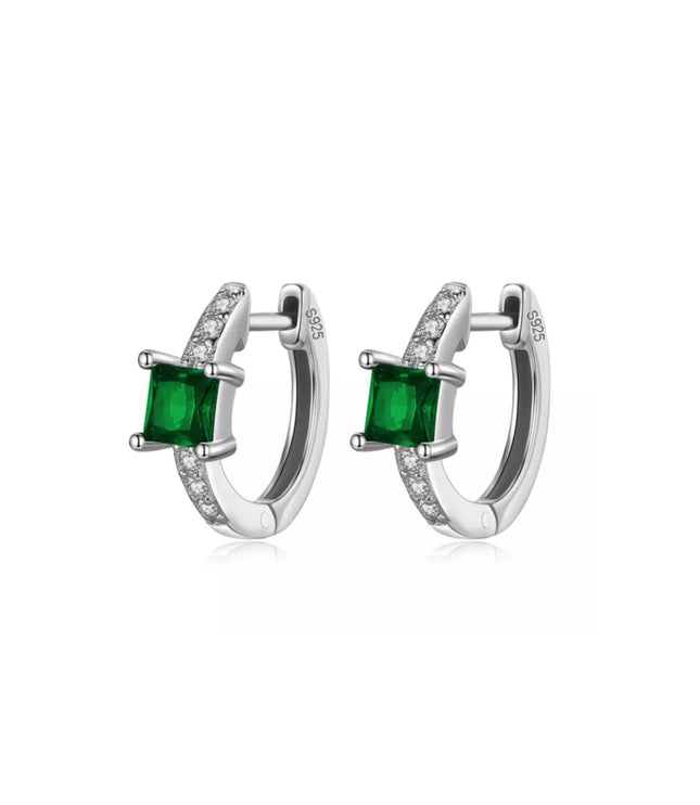 Pendientes Amina Silver