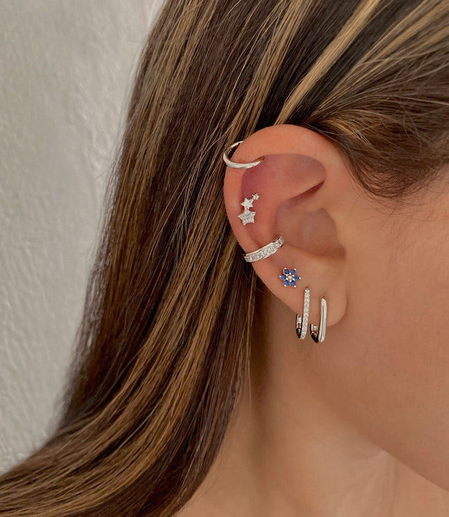 Piercing de Flor Silver - 02