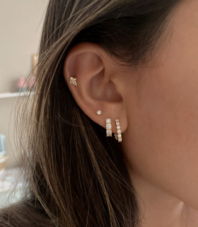 Alhena hoops - Gold