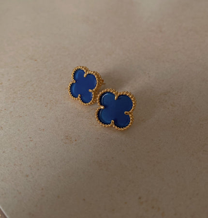 Clover Studs Gold