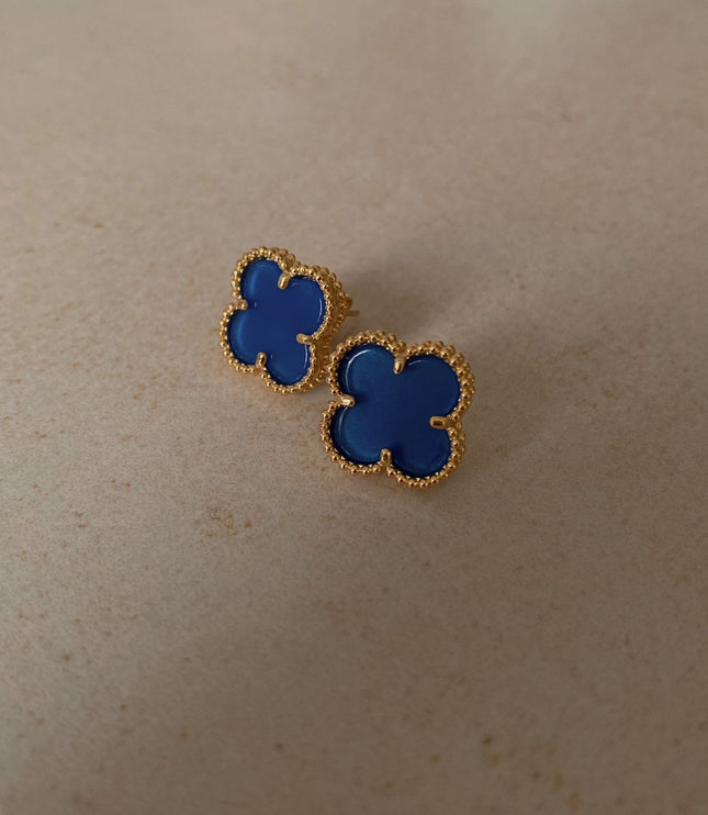 Clover Studs Gold