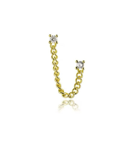 Doble Pendiente Libia - Gold