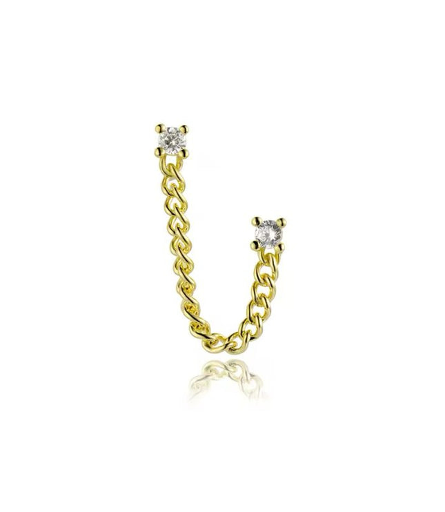 Doble Pendiente Libia - Gold