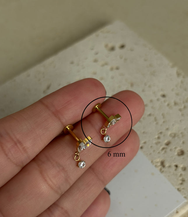 Benni Piercing Titanio - Gold