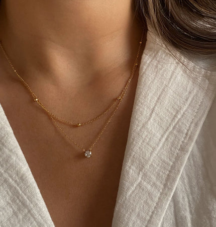Collar doble capa Eleanor