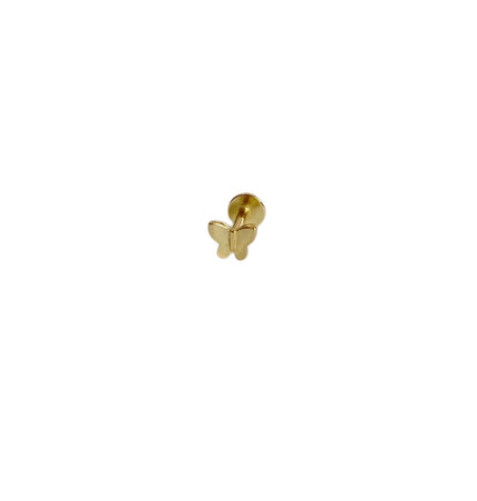 Mariposa flat piercing - Gold