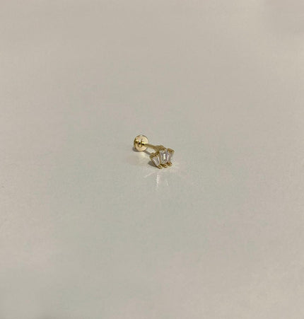 Piercing Viena flat Gold