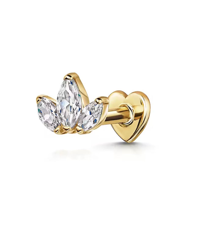 Marquise Flat Piercing