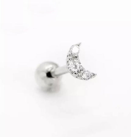 Piercing de Luna mini - Silver