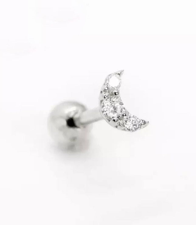 Piercing de Luna mini - Silver