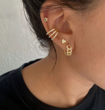 Elisse hoops Gold