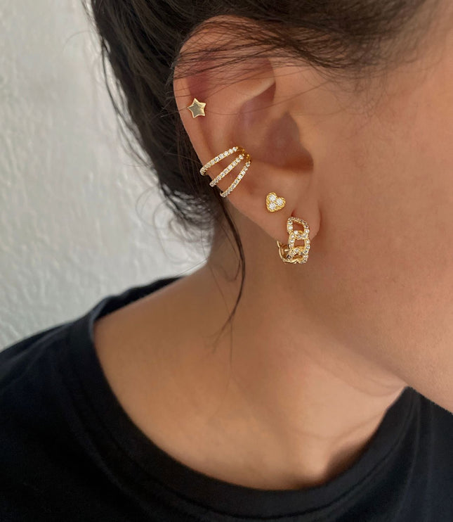 Elisse hoops Gold