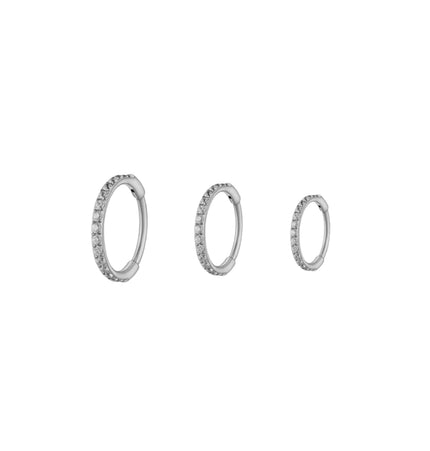 Shiny Hoop Silver