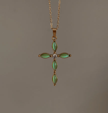 Collar Cruz Jade