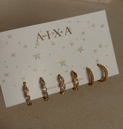 Set de aretes Alessia