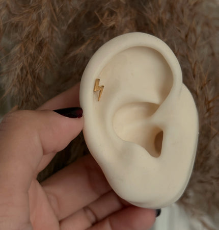 Piercing Rayo Titanio - Gold