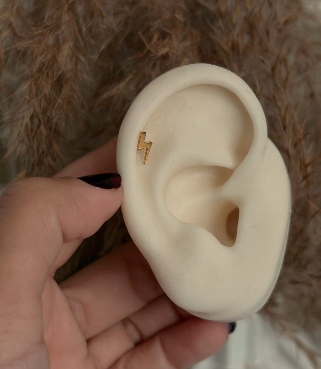 Piercing Rayo Titanio - Gold