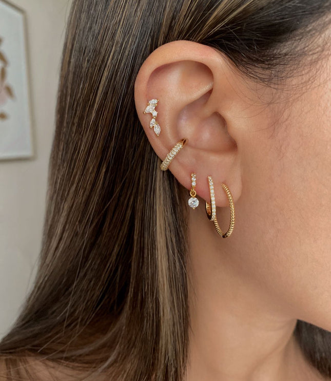 Ximena Hoops Gold