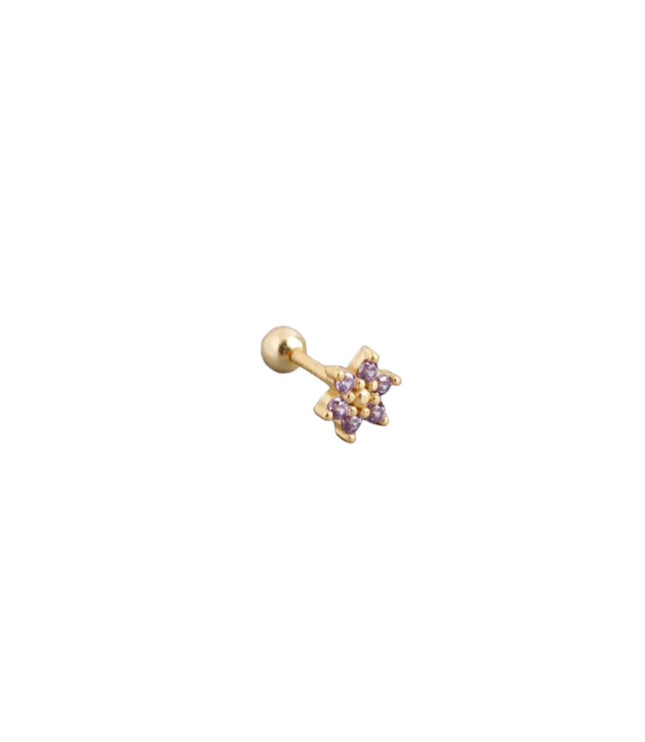 Piercing de flor Gold - 02