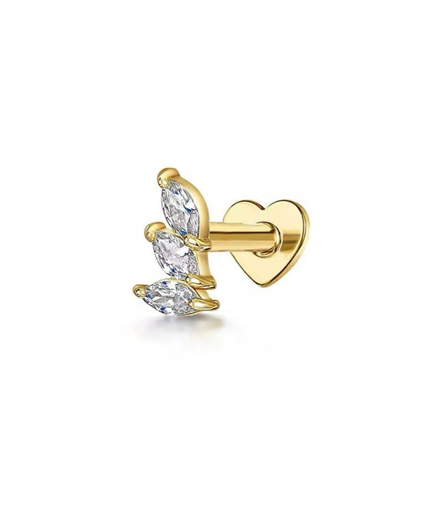 Reversible Vienna Piercing - Gold