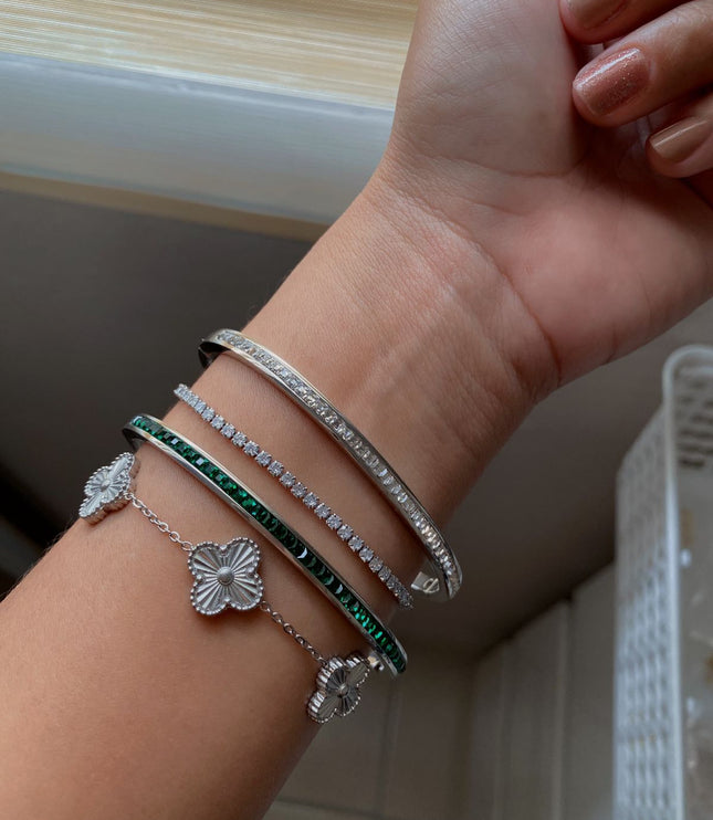 Omaira Bangle Silver