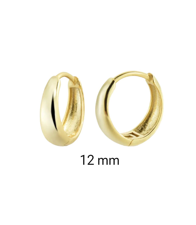 Rubiela hoops Gold