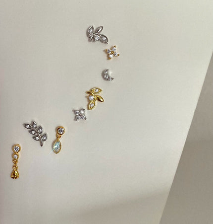 Piercing de Luna mini - Silver