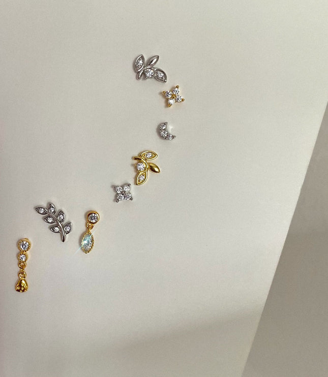 Piercing de Luna mini - Silver