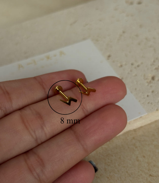 Piercing Rayo Titanio - Gold