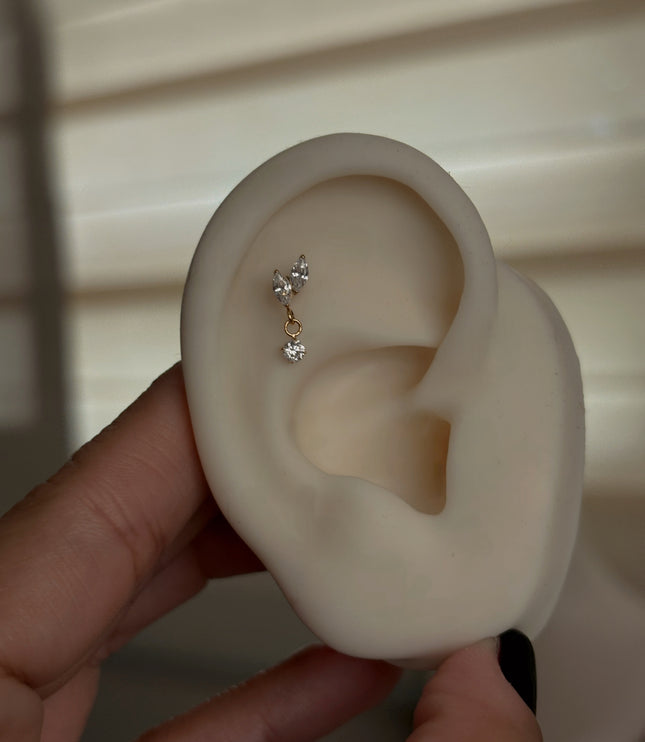 Benni Piercing Titanio - Gold