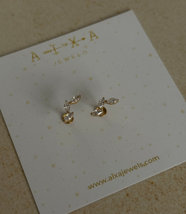 Naila Piercing titanio - Gold