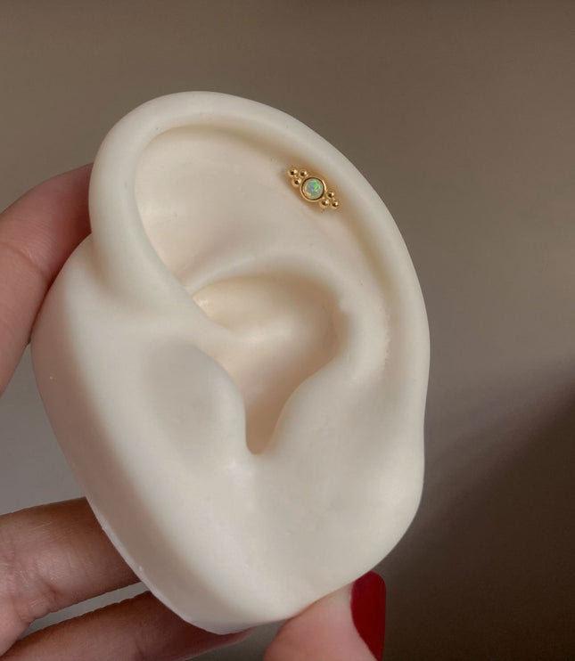 Piercing Leo - Flat Opal