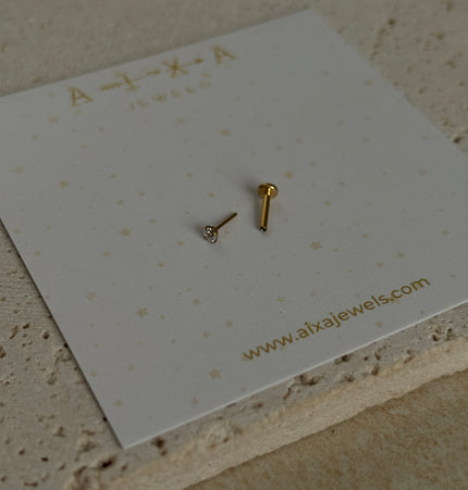 Piercing Punto Titanio - Gold